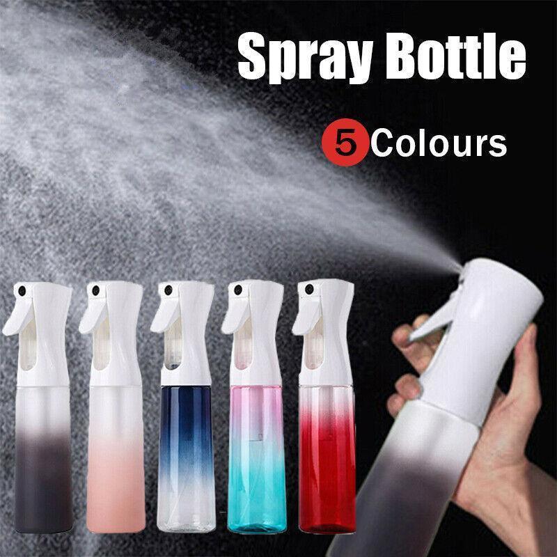 Hair Water Spray Bottle Empty- Continuous Mister Sprayer Ultra Fine Mist Bottle - Red