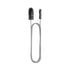 Spring Brush Aquarium U Shaped Pipe Cleaner Brush for Hole Cleaning Fish Tank - Black