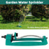 15-Hole Sprinkler Garden Lawn Sprinkler Irrigation System Adjustable Watering