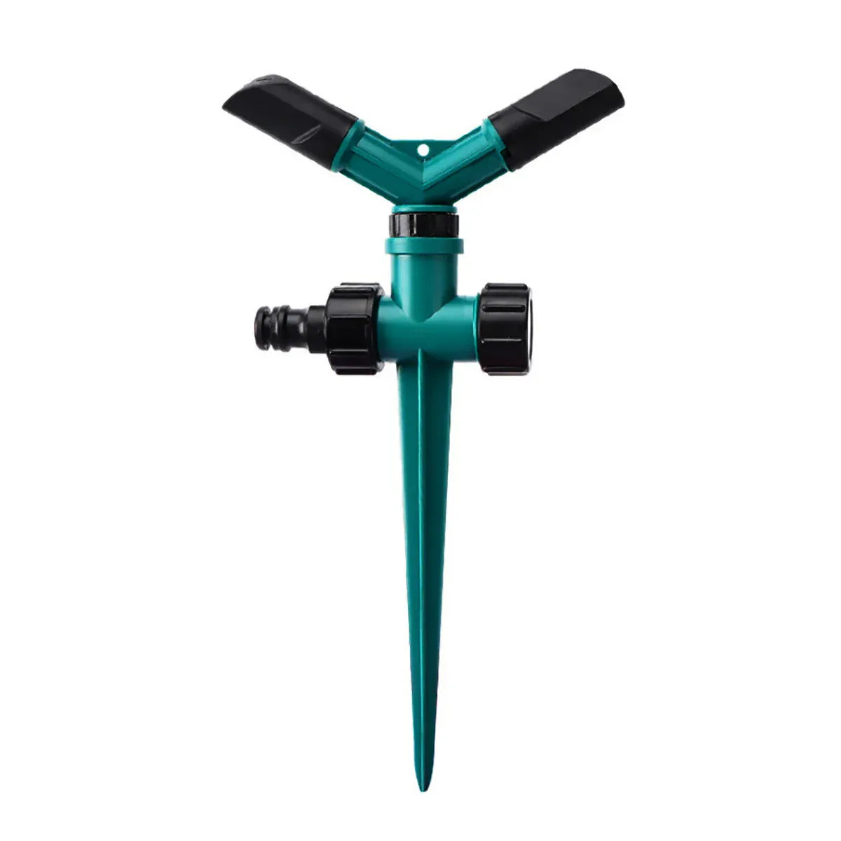 360° Rotation Auto Irrigation System Garden Lawn Sprinkler Patio Save Water Use - Two Arms