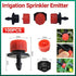 100X Adjustable Micro Flow Dripper for Garden Irrigation Hose