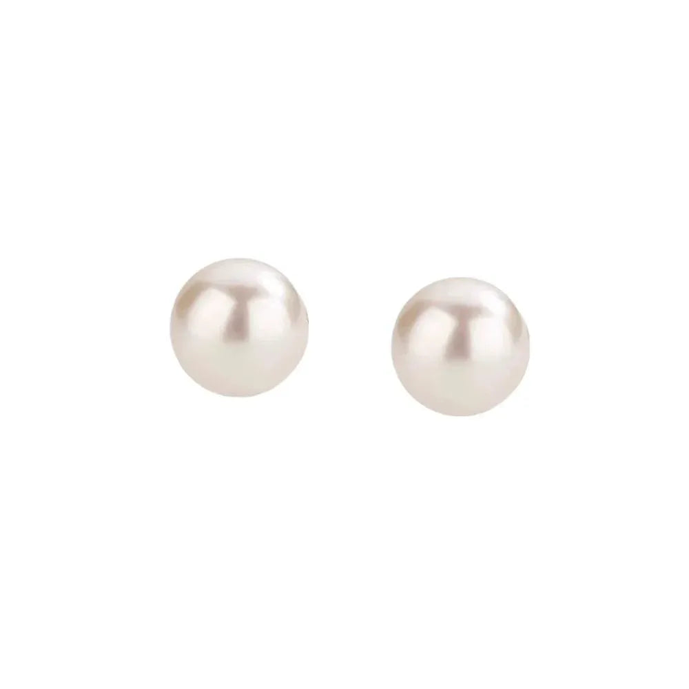High-Grade Pearl Earrings for Women Stylish Jewelry Gift Classy Accessories - 12MM