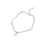 Women Fishtail Bracelet Chain Twisted Cuff Bracelet Bangle Adjustable Bracelets - 1
