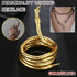 Adjustable Punk Snake Choker Necklace & Flexible Wrap Bracelet Collar Setllar - Silver