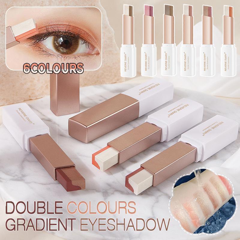 Glitter Double Colour Gradient Eyeshadow Stick Two Tone Eye Shadow Pen Cosmetics - 3