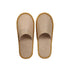 50 Pairs SPA Hotel Guest Slippers Closed Toe Disposable Terry Style Linen - Khaki