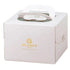30PCS White Portable Cake Boxes Display Window Packing Case Party with Handle Birthday - 12 inch