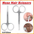 Korean Made Nose Hair Remover Stainless Steel Scissors Trimmer Precision Clipper