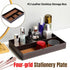 Leather Desktop Organizer Multi-functional Storage Tray Key Jewellery Box