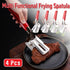 4pcs Stainless Steel Steak Clips Frying Spatula Multifunctional Kitchen Tools