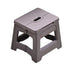 Portable Outdoor Plastic Folding Stool Lightweight Foldable For Camping Picnic - Pueple Grey