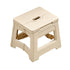 Portable Outdoor Plastic Folding Stool Lightweight Foldable For Camping Picnic - White