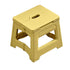 Portable Outdoor Plastic Folding Stool Lightweight Foldable For Camping Picnic - Yellow