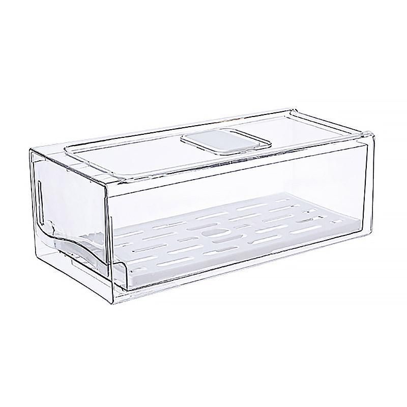 Kitchen Fridge Drawer Organiser Storage Boxes Refrigerator Storage Containers - 14cm
