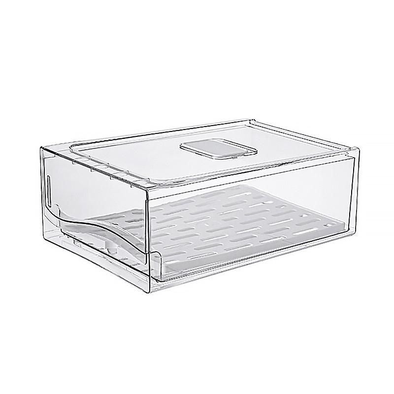 Kitchen Fridge Drawer Organiser Storage Boxes Refrigerator Storage Containers - 20cm