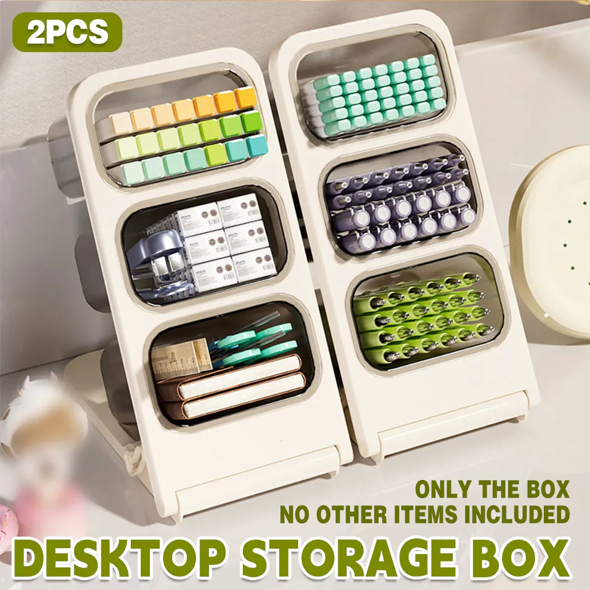 Large Capacity Desk Organisers Pencil Holder Slanted Pen Holder School Supplies
