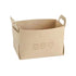 2pcs Felt Storage Basket Foldable Large Bear Basket Car Boot Basket for Dirty - Beige
