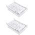 2Pcs Refrigerator Storage Drawer Fridge Organizer Rack Kitchen Egg Holder Space - 4 Grids