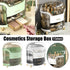 Large Capacity Cosmetic Storage Box Dustproof Organizer for Desktop Vanity Shelf - Green