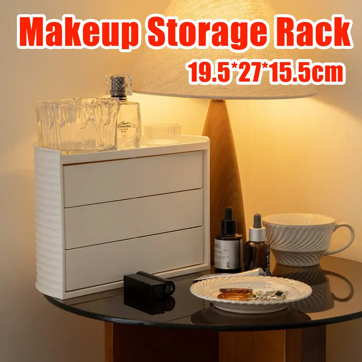 Cosmetics Storage Box Multi Functional Makeup Organizer Lipstick Holder Case