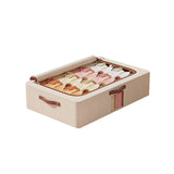Home Foldable Under Bed Storage Box Clothes Shoes Bedding Dustproof Space Saving - XL