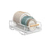 Pull Out Storage Rack Kitchen Dish Bowl Organiser Carbon Steel 40 x 30 x 13cm - Dish Rack