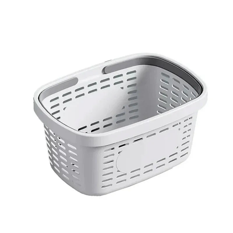 Bathroom Storage Basket Handheld Bath Basket Toiletries Organizer Shower Caddy - Grey