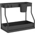 Under Sink Storage Rack Double Layer Organizer Shelf Kitchen Bathroom Cabinet - Black