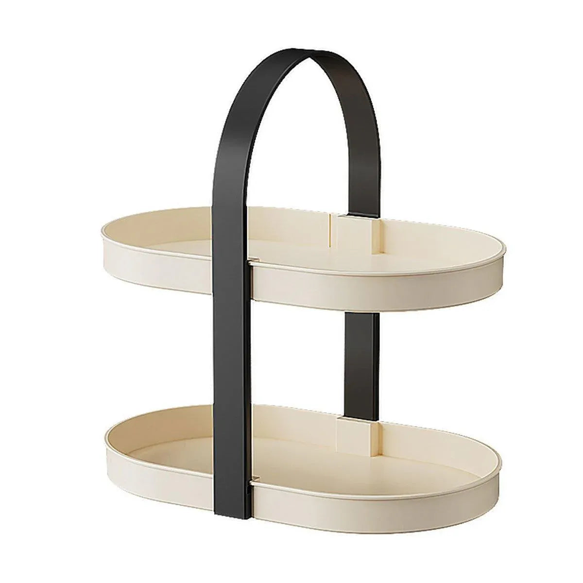 Cosmetics Organizer Desktop Storage Rack Makeup Skin Care Perfume Holder Box - Black
