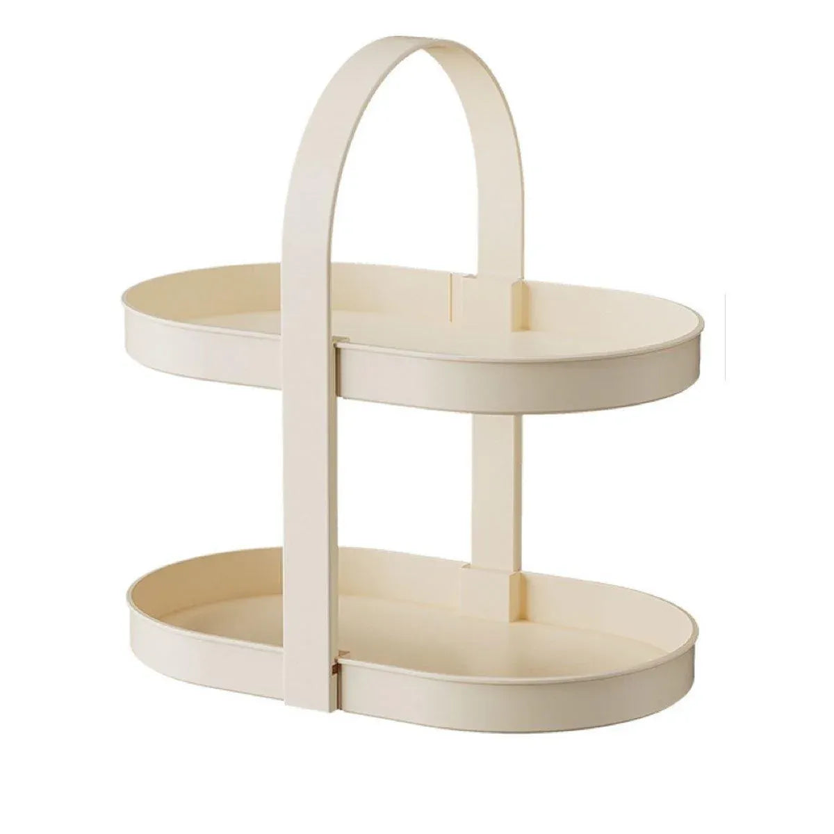 Cosmetics Organizer Desktop Storage Rack Makeup Skin Care Perfume Holder Box - White
