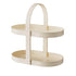 Cosmetics Organizer Desktop Storage Rack Makeup Skin Care Perfume Holder Box - White