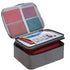 Large Capacity Document Ticket Storage Bag Certificate File Organize 3 Layers - Grey 3 Layers-U034