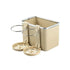 Multifunctional Car Armrest Storage Box with Tissue Holder and Dual Cup Rack - Beige