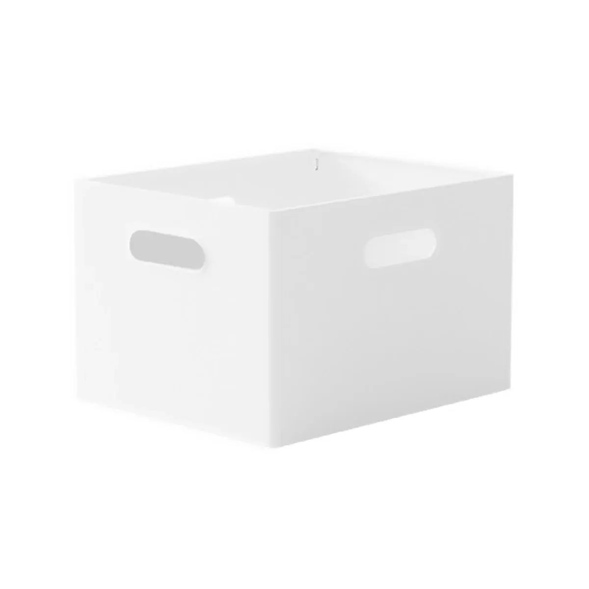 Portable Storage Box White M/L Without Lid for Home Use - M