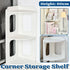 2 Tier Desktop Corner Shelf Desktop Space Saving Rack For Home Office Storage