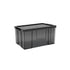 Plastic Storage Box 25L 50L Stackable Clear Front Clothes Organiser With Lid - 43x29x24.5cm