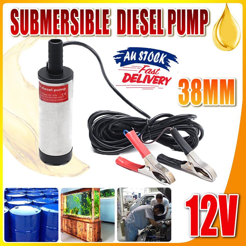 Dc 12V Submersible Pump For Oil Water Oil Diesel Fuel Transfer Pump Refueling