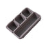 8Pcs/Set Drawer Desk Draw Cutlery Storage Tray Office/Home Kitchen Organizer Box - Light Grey