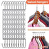 Clothes Hanger Space Saving Hook Folding Wardrobe Multipurpose Rack Coat Pants - 3PCS