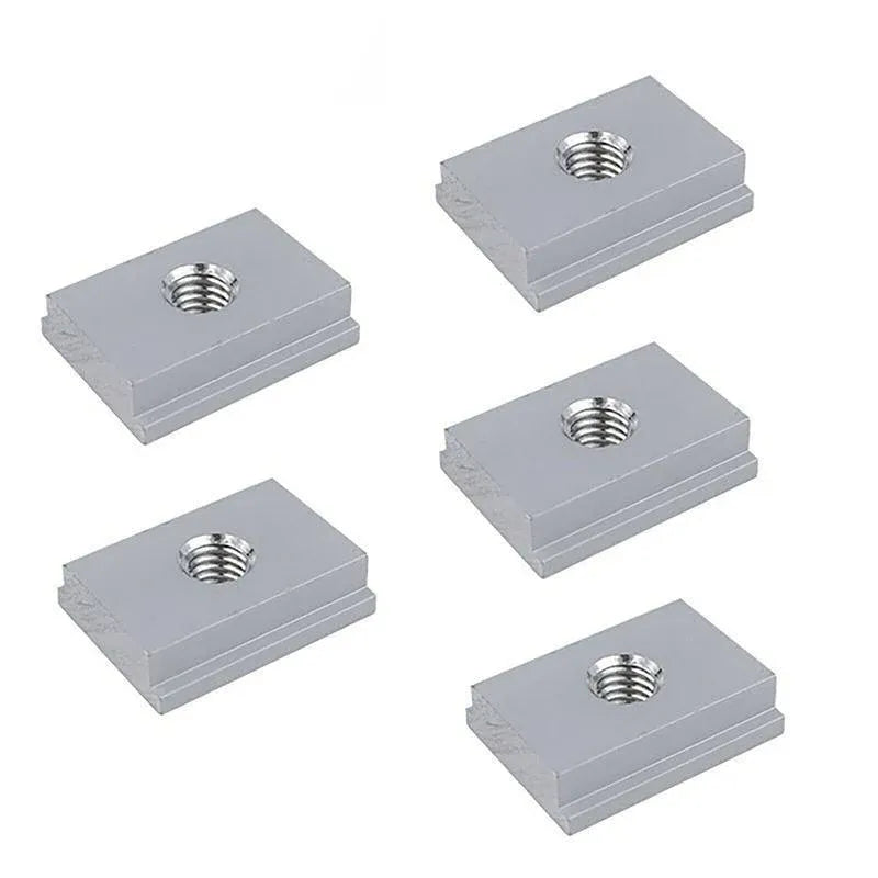 T Track T-Slot Slider Miter Aluminium Alloy Jig Tool Woodworking Set - 5PCS(M6)