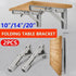 10-20" Heavy-Duty Stainless Steel Folding Table Bracket 200Kg Load - 20In(2PCS)