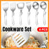6PCS Camping Kitchenware Set Portable Folding Cooking Spoon Colander Spatula