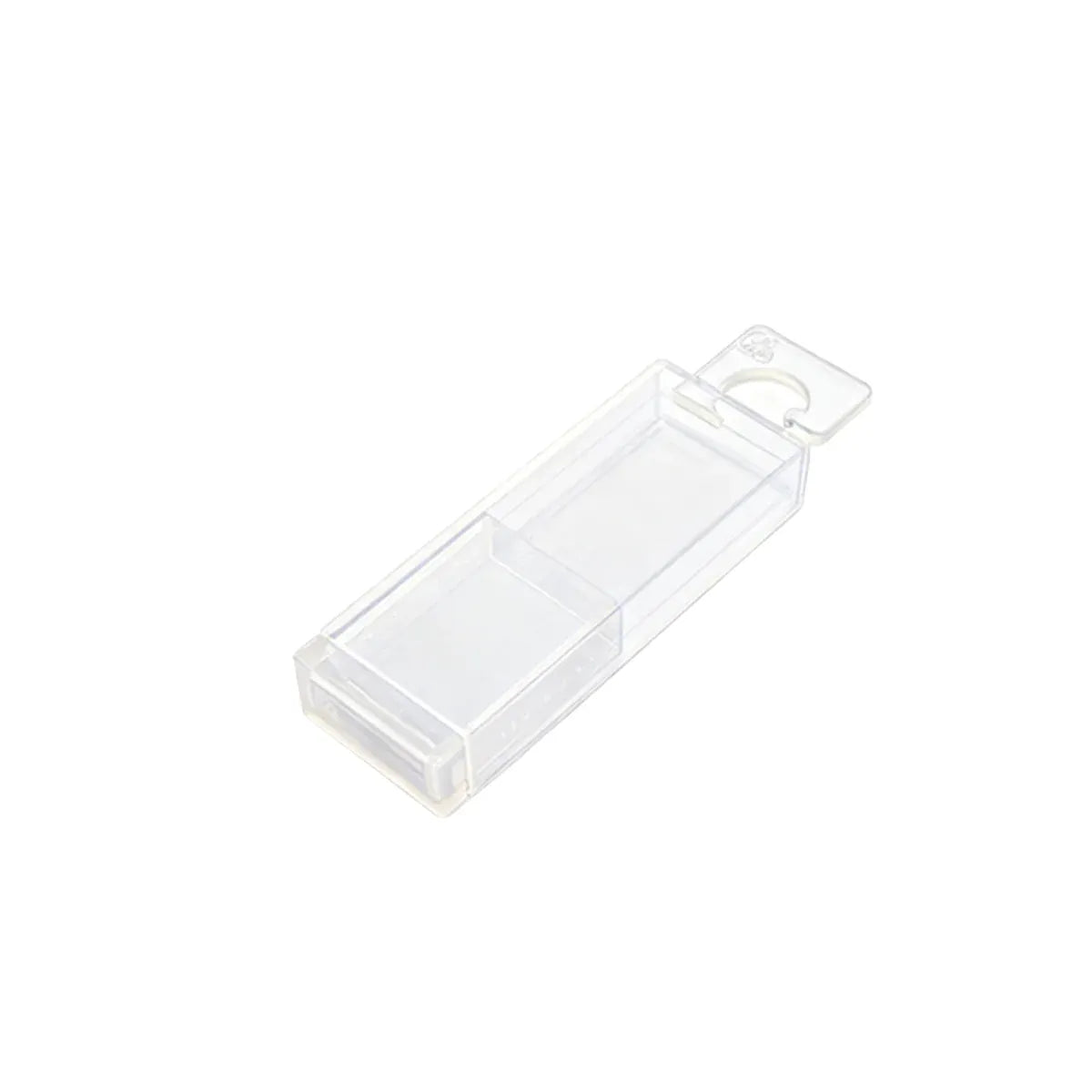 20PCS Mini Transparent Storage Box Telescopic Multi Purpose Clear Home Office - 5.8x5.8x2cm