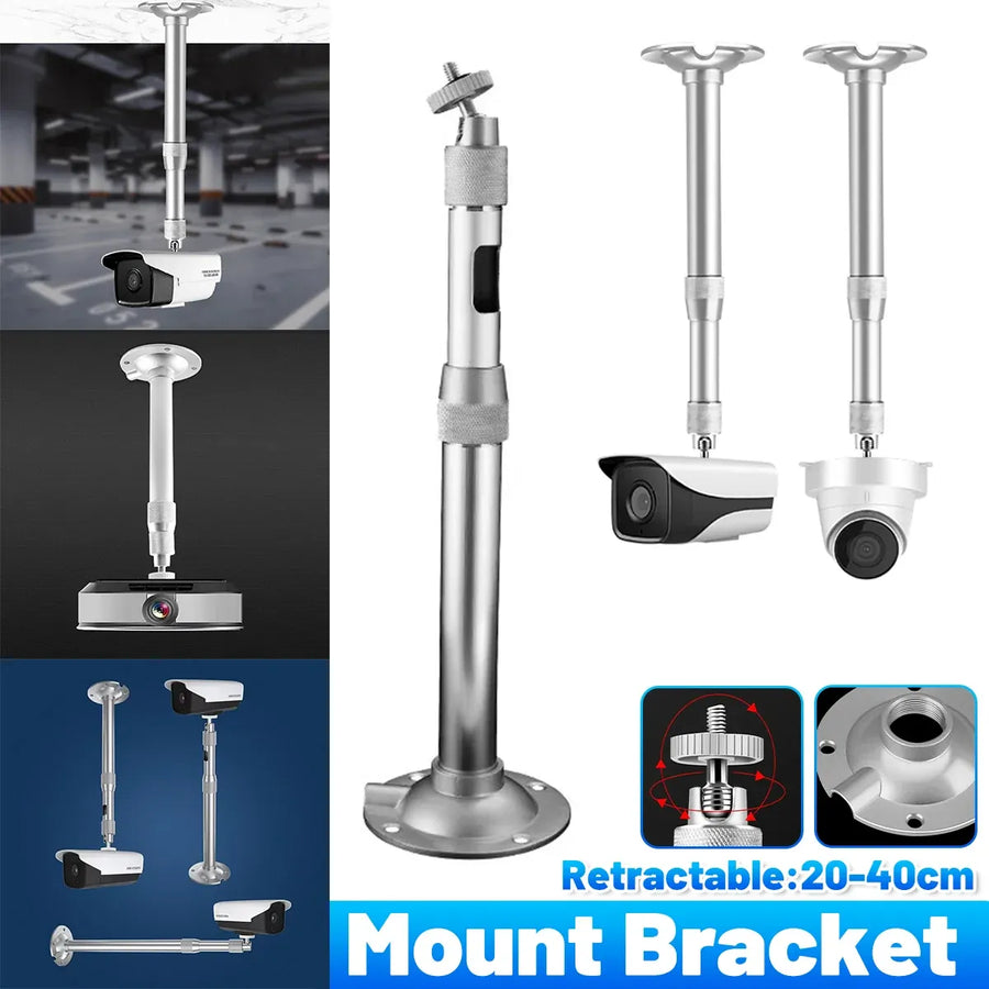 Outdoor Wall Mount Camera Bracket Telescopic Aluminum Alloy Monitor Holder