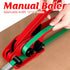 Red Strapping Tool Manual Tensioner Plastic Steel Band Packing Tightening Device