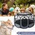 8 Panel Pet Tent Playpen Dog Cat Play Pen Bags Kennel Portable Puppy Crate - L (91X91X58CM)