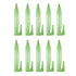 10pcs Ground Peg Lawn Mower Boundary Fixing Stakes Heavy Duty Garden Nails - Green