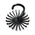 Plastic Mini 360 Degree Rotating Tie Hanger Closet Organizer Space Saving Tool - Black