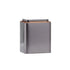 Square Metal Storage Containers with Lid Tinplate Boxes 5 Pack 2 Sizes - Small