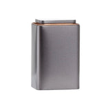 Square Metal Storage Containers with Lid Tinplate Boxes 5 Pack 2 Sizes - Large